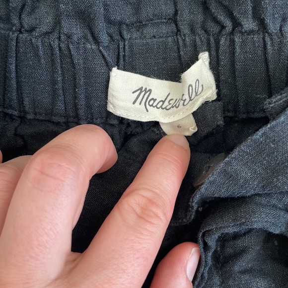 Madewell Linen Shorts with Tie Waist - Picture 2 of 4